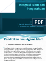 Makalah Integrasi Islam Dan Ilmu Pengetahuan AIK