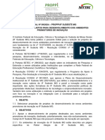 Edital #09/2024 - Proppi/If Sudeste MG Seleção de Projetos para Desenvolvimento Dos Ambientes Promotores de Inovação