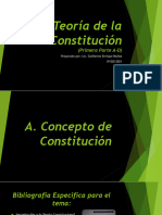 Teoría de La Constitución (Primera Parte A-D) 2021