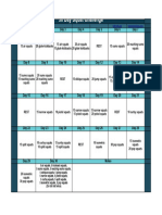 30 Day Squat Challenge Printable Calendar