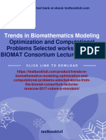 Trends in Biomathematics Modeling