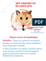 In Born Errors of Carbohydrate Metabolism