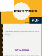 DR - Talipova Introduction To Psychiatry