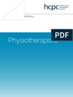 Standards of Proficiency - Physiotherapists