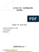 LU1-Introduction To Distributed System