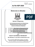 First Year Engineering Syllabus of Degree Engineering Sem II