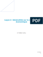 Leçon 2: Généralités Sur La Croissance Économique: DR TEMBELY Salifou