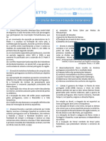 Exercícios - União Ibérica e Invasão Holandesa