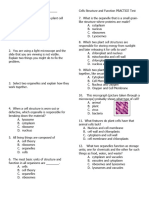 Cells Practice Test