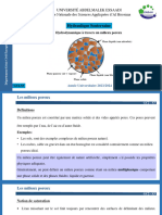 Hydrodynamique À Travers Un Milieux Poreux - Séance 2 & 3 - 23-24