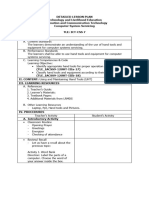 Detailed Lesson Plan of Tle