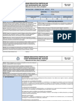 Planificación Anual Ciencias Naturales 7mo