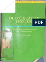 Old Calabar 1600-1891