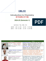 CML101 Course Plan