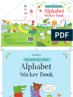 Usborne Get Ready For School - Alphabet Sticker Book