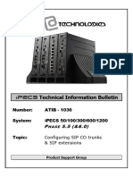 IPECS - LIK Configuring SIP CO Trunks