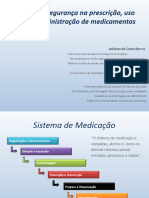 Material para Apoio Palestra Sobre Ações para Segurança Na Prescrição, Uso Administração de Medicamentos