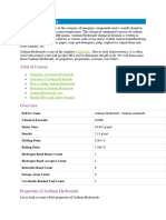 Topic 2.3 Preperation of Sodium Hydroxidde