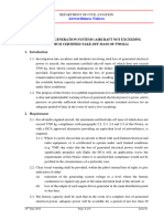 Electrical Generation Systems (Aircraft Not Exceeding Maximum Certified Take-Off Mass of 5700 KG)