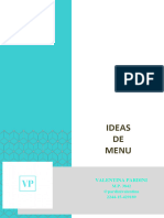 Ideas de Menu