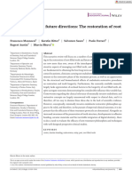 Int Endodontic J - 2022 - Mannocci - Present Status and Future Directions The Restoration of Root Filled Teeth