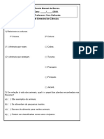 Revisao Bim de Ciencias - 2º Bim