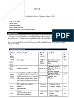 Resume Dr. Vivek Agrawal: Mailing Address