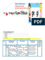 1° Sesión Día 1 Escribimos Oraciones Utilizando Las Sílabas Ge Gi