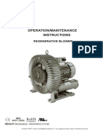 All Star rb1 Series Regenerative Blower Manual