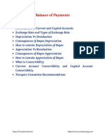 11) Balance of Payments