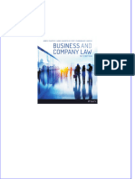 (PDF Download) Business &amp Company Law Fulll Chapter