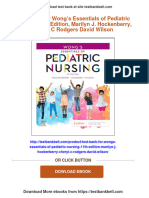 Test Bank For Wong's Essentials of Pediatric Nursing, 11th Edition, Marilyn J. Hockenberry, Cheryl C Rodgers David Wilson Download PDF