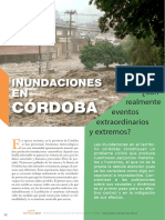 Amenazas - Inundaciones en Córdoba