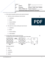 Chemistry Class Test