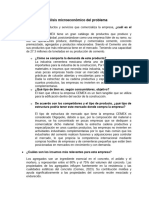 Planteamiento y Análisis Microeconómico Del Problema