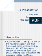 Advanced C# 0 Intro