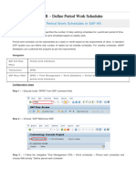 Define Period Work Schedules in Sap