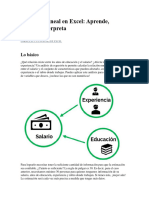 1 Regresión Lineal en Excel