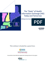 The State of Health Information Exchange HIE Three New England Examples Participanthandout NoCME