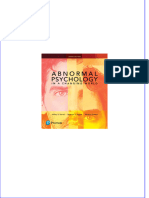 PDF Abnormal Psychology in A Changing World 10th Edition by Nevid Jeffrey S. PH.D Wei Zhi Download