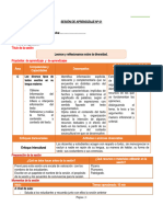 Sesión de Aprendizaje Agosto 5°