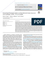 Process-Based Functional Analysis Can Help Behavioral Science Step Up To Novel Challenges