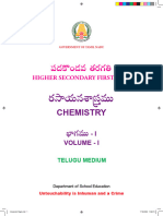 11th STD Chemistry Vol-1 Telugu - Medium - Text