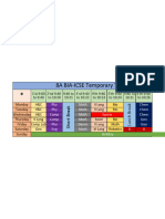 8A Timetable