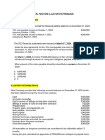 Chapter 2 Financial Position Illustrative Problems