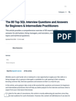 80 Top SQL Interview Questions and Answers (2024) - DataCamp