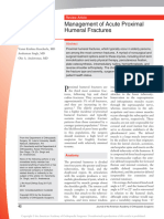 AAOS Review Management of Proximal Humerus Fracture