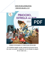 Proyecto de Literatura Tercer Libro Pinocho Estrella Del Pop