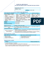 Sesión Lunes 05 Agosto Matematica Resolvemos Problemas de Multiplicación y División de Fracciones