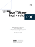 Wisconsin News Reporters' Legal Handbook